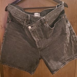 Agolde Asymetric jean shorts